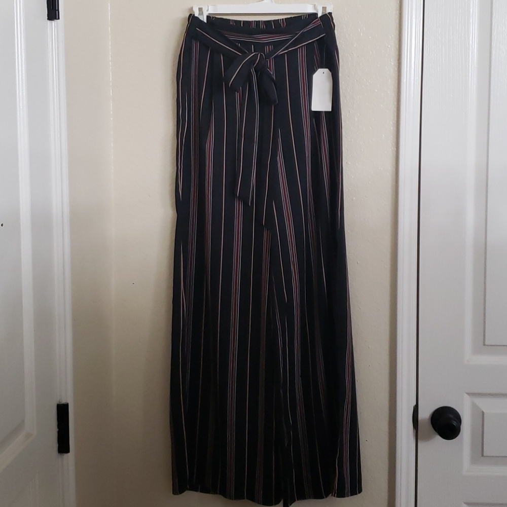 Sadie & Love Wide Pants with Tie Waist Belt 😍